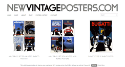 Desktop Screenshot of newvintageposters.com